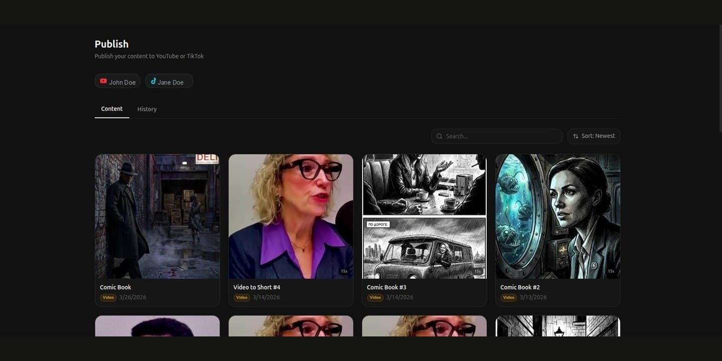 AI Video Creation — product preview