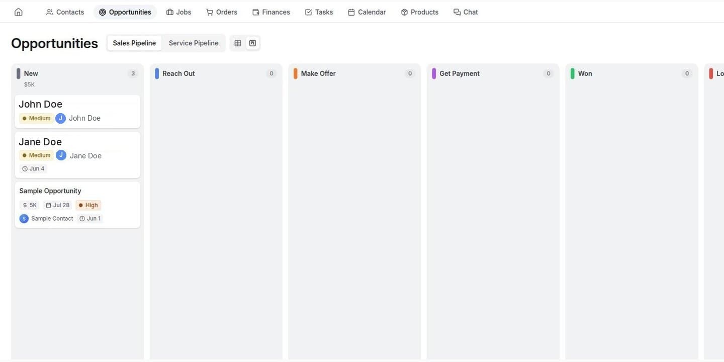 CRM System — product preview